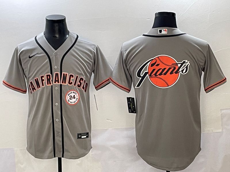 Men 2025 San Francisco Giants Blank Grey Game Nike MLB Jersey style 12->san francisco giants->MLB Jersey